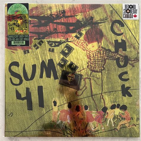 Sum 41 Chuck 2023 Green Translucent With Red And Grey Swirls Vinyl