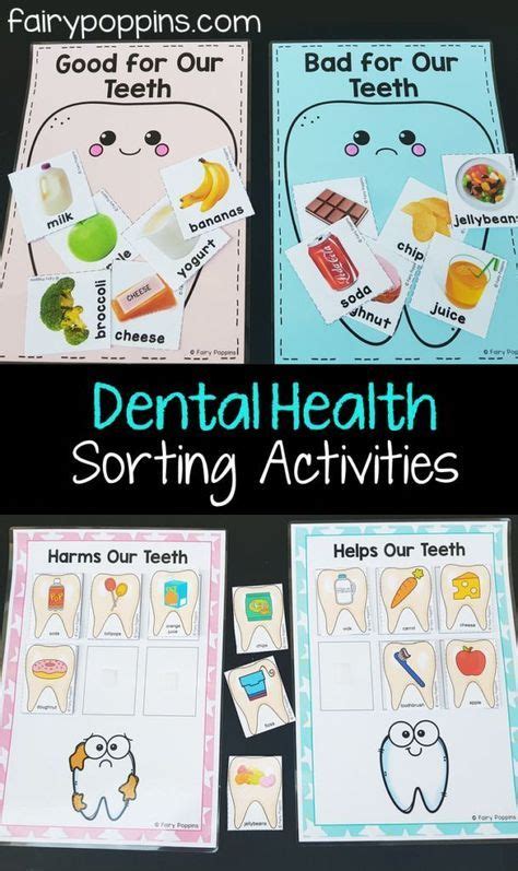 Dental Activities For Kids Dental Kids Kindergarten Activities