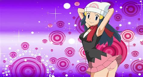 Lovely Dawn Cute Tv Series Video Games Pokemon Dawn Anime Hd