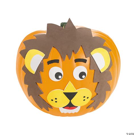 Lion Pumpkin Decorating Craft Kit Discontinued