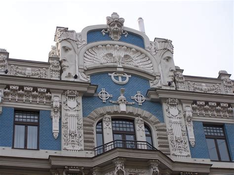Art Nouveau Architecture Riga Latvia 1 Free Photo Download Freeimages