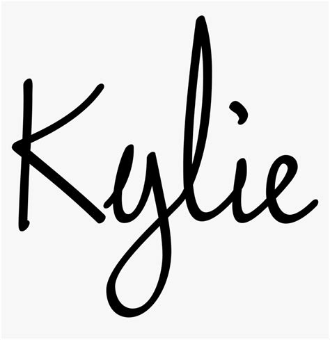 Kylie Signature Hd Png Download Kindpng