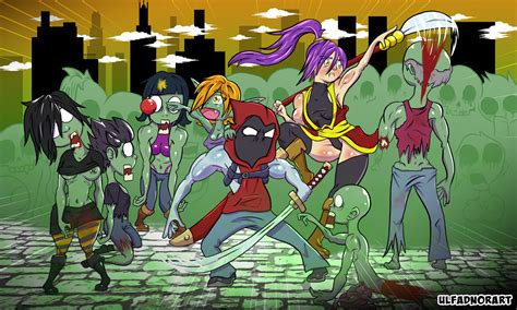 Zombie Fight In The City By Ulfadnor On Newgrounds