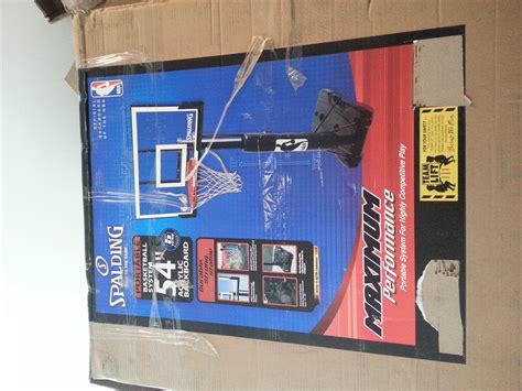 Buy Spalding 68395w Nba Portable Basketball Hoop With 54 Inch