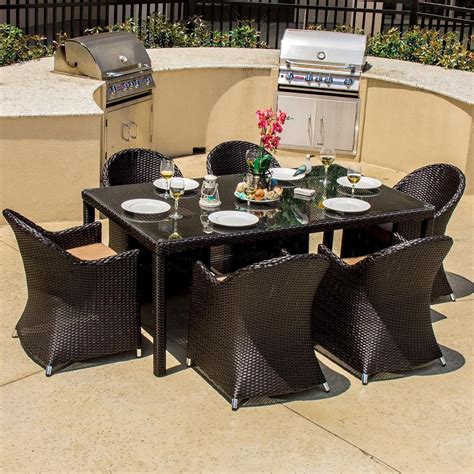 Providence 7 Piece Resin Wicker Patio Dining Set By Lakeview Outdoor
