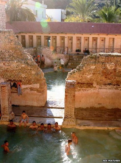 a roman bathhouse still in use after 2 000 years bbc news