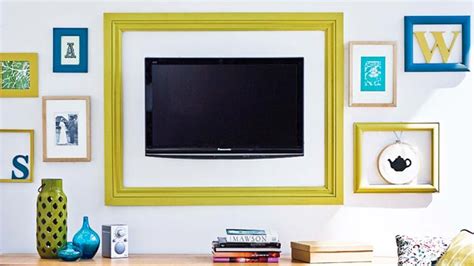 For the front of the frame, you need to measure the height and width of your tv screen. DIY TV Frame: Disguise that Flat Screen! | Decorating Your ...