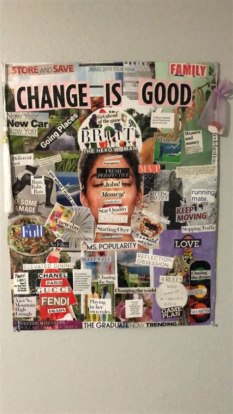 A Refrigerator Covered In Magnets And Pictures With Words On It S Front