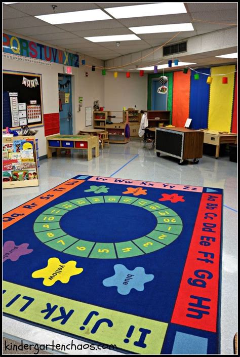 Carpet Area Kindergarten Chaos Com Classroom Cubbies Classroom Setup