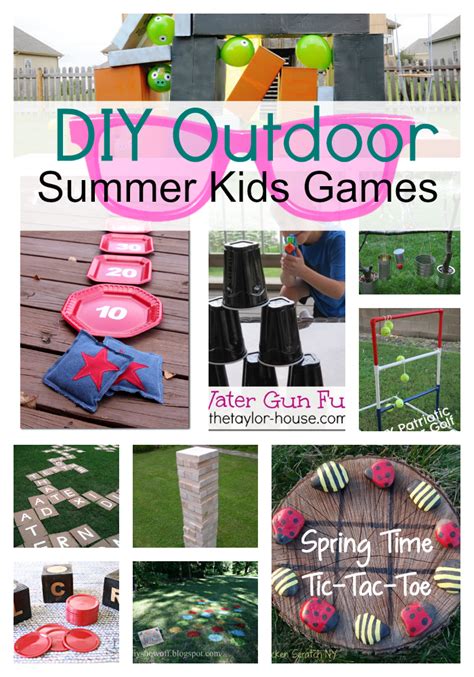 Diy Outdoor Summer Kids Games Pictures Photos And Images