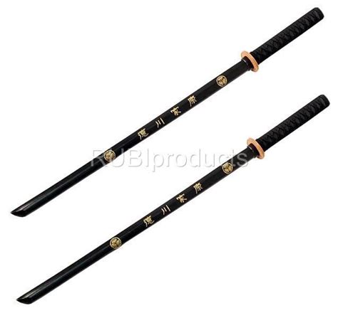 2pc Set 40 Samurai Katana Wood Practice Swords Bokken Kendo Wooden Prd70