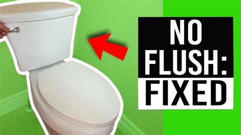 Toilet Wont Flush How To Repair Youtube