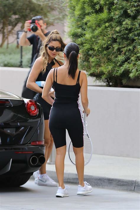 Kourtney Kardashian And Larsa Pippen Meet Up For A Game Of Tennis In