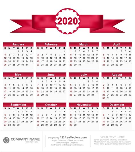 5 Year Printable Calendar Free Example Calendar Printable