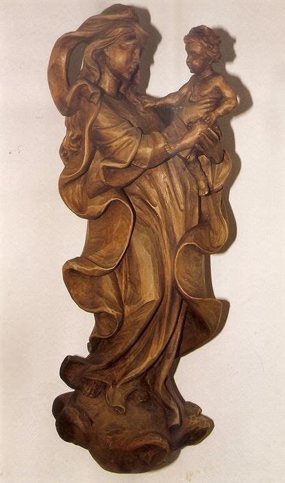 Special Wood Carving Mary And Child Catawiki