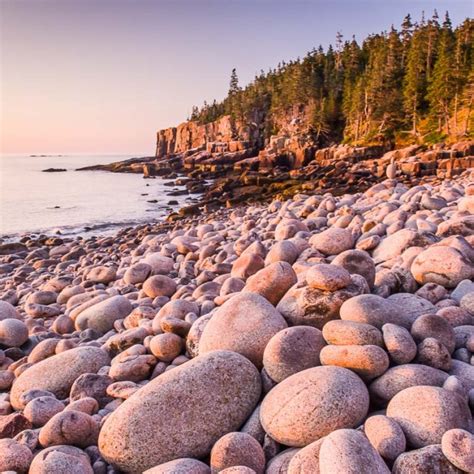 Sunrise Otter Cliffs Acadia National Park Maine James Kaiser