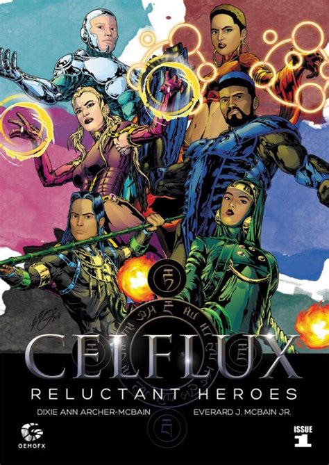 Celflux Vol I Reluctant Heroes Celflux Graphic Novel And Animated