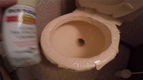 How To Paint The Inside Of A Toilet Bowl Youtube
