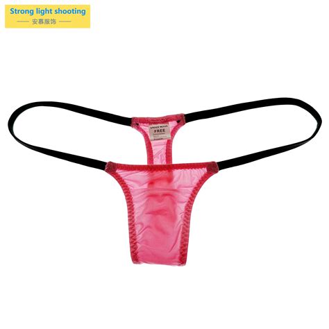 Ultra Low Waist Women S Skinny Thong Ultra Small Mini Thong Stretch Ice Silk Women S