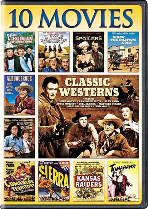 Classic Westerns 10 Movie Collection Amazonca Dvd