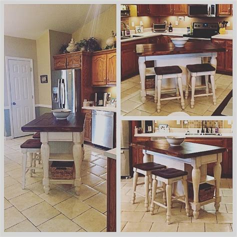 58+ ideas kitchen rustic island farmhouse style french country for 2019. My new Marsilona Kitchen Island from Ashley Furniture ...