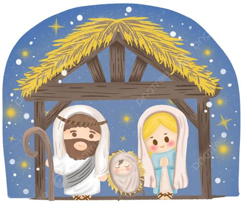 Christmas Nativity Clipart Nativity Christmas Jesus Png Transparent
