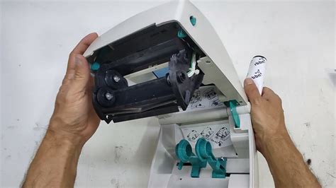 Como Fazer A Troca De Ribbon E Etiqueta Na Impressora Zebra Tlp Tlp Gc T E Outras