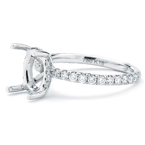 shared prong oval diamond basket setting in white gold 18k white gold new york jewelers jewelry