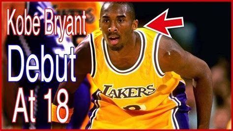 Kobe Bryants Nba Debut In 1996 Tokyvideo