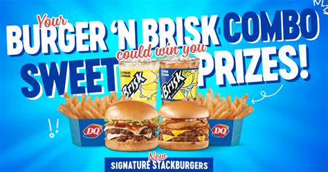 Win In Prizes With Brisk Dairy Queen Gift Cards More