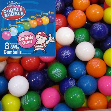 Dubble Bubble Assorted Gumballs 921080 Count