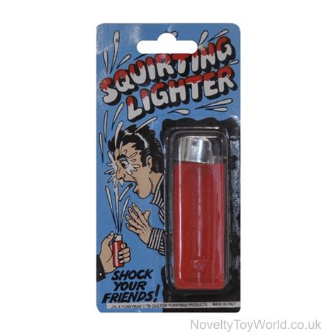 Wholesale Water Squirting Prank Joke Lighter 7cm