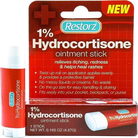 Restorz Hydrocortisone 1 Cream Treatment Stick 1 Pack