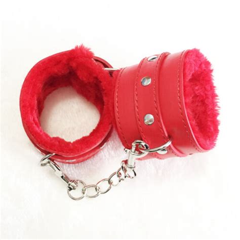 Handcuffs Up Sex Slave Hand Ring Ankle Cuffs Restraint Toy Pu Leather