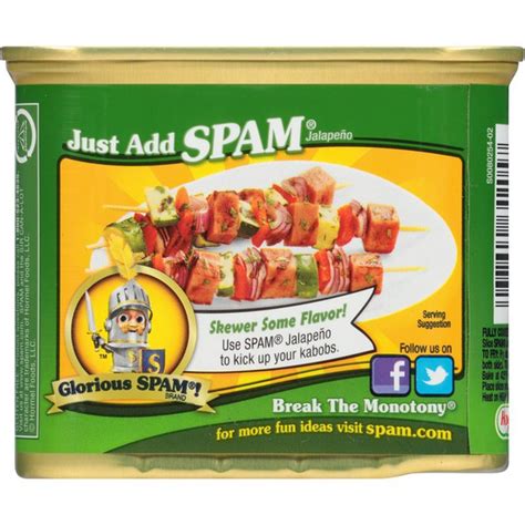 Spam Jalapeno Canned Meat 12 Oz Delivery Or Pickup Near Me Instacart