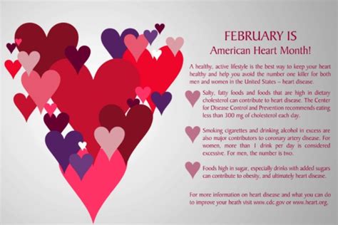 February Is American Heart Month American Heart Month Heart Month
