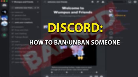 How To Ban And Unban Someone On Discord Servers Technclub