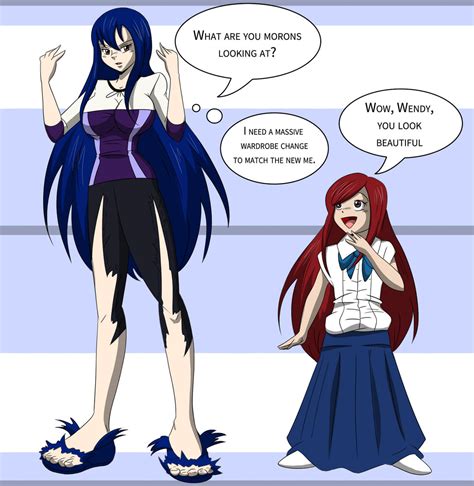 Wendy And Erza Age Swap By Tfsubmissions On Deviantart