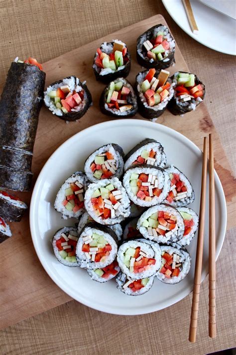 Super Simple Homemade Sushi The Conscientious Eater