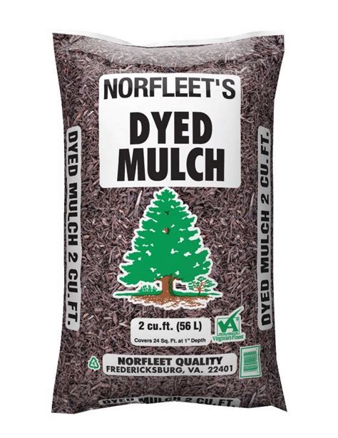 Coffee Brown Dyed Hardwood Mulch Norfleet