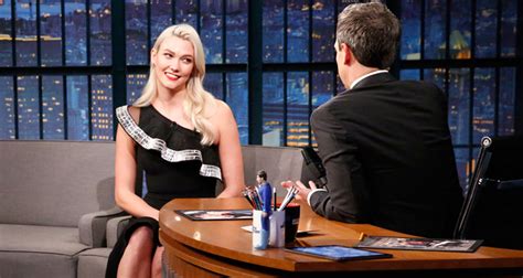 Karlie Kloss Promotes Her New Talk Show Movie Night On Late Night