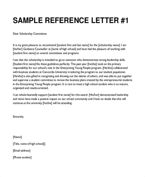 Free 8 Sample College Recommendation Letters In Pdf Ms Word