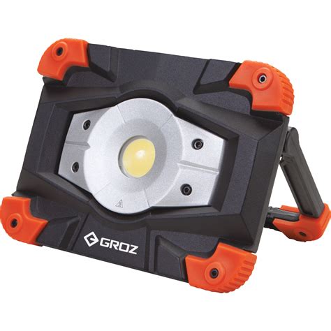 Groz Heavy Duty Rechargeable Cob Portable Work Light — 1000 Lumens 10