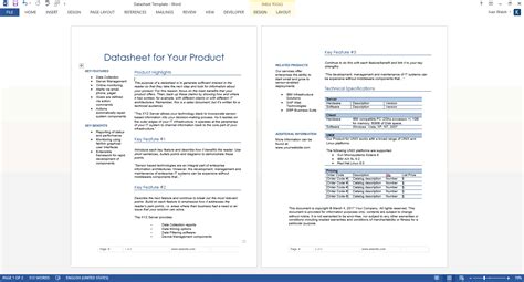 This business catalogue design template offers a cool and modern design that'll help you promote your products. How to Write a Technical Datasheet - Templates, Forms ...