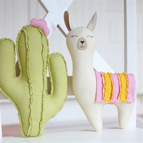 PDF Llama Alpaca And Cactus Sewing Pattern Tutorial DIY Etsy