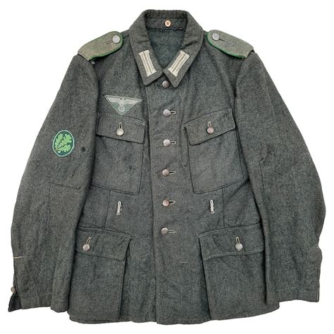 Original Wwii German Wh Heer M43 Uniform Jacket In Italian Wool