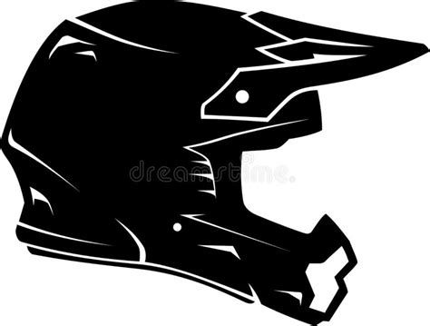 Motorcycle Helmet Clipart Black And White