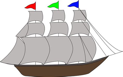 Sailing Ships Clipart Onlinelabels Clip Art Bodaswasuas