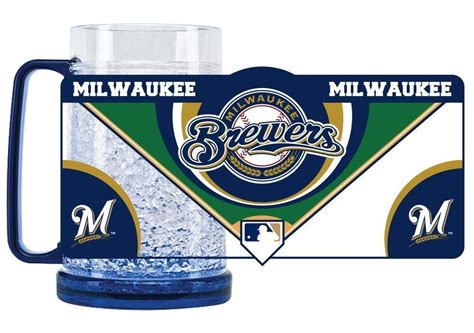 Milwaukee Brewers Mug Crystal Freezer Style Milwaukee Brewers Mugs