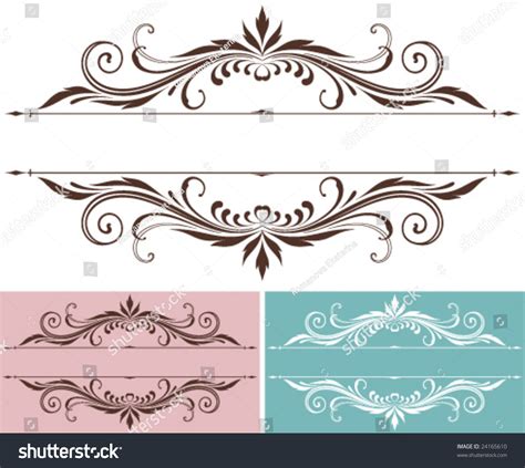 Vectorized Scroll Design Elements Can Be Stock Vector 24165610